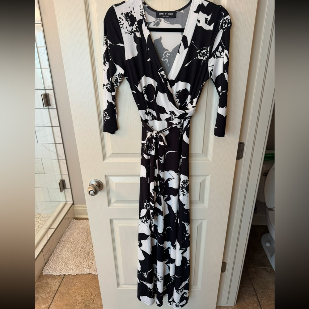 Love,Kuza Venechia maxi wrap dress
